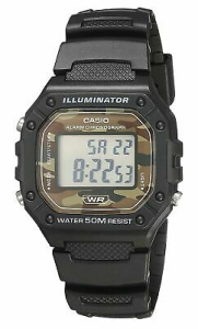 Casio Sport Horloge W218H-5BV Hars Band 50M Waterdicht-Licht-Alarm