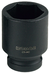 RODAC 1/2"krachtdop (kort) 13 mm