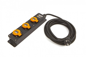 Relectric PROFI IP44 stekkerdoos met 5 meter kabel 3 x 1,5 mm