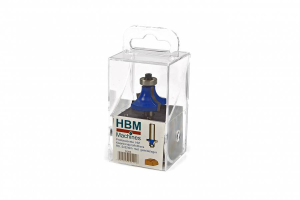 HBM PROFI HM Kwartrondprofielfrees R9,5 x 32 mm met geleidelager