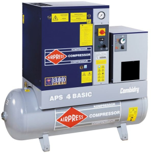 AIRPRESS 400V schroefcompressor combi dry APS 4 basic